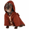 Ropa Disfraz Jedi de  Star Wars  Capa/Túnica para mascotas Café Talla S